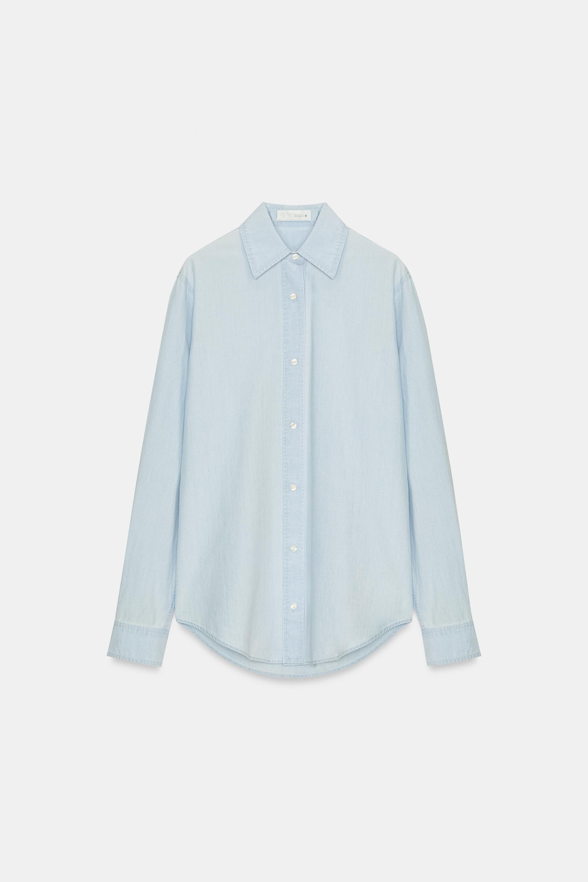 CHEMISE EN DENIM TRF REGULAR